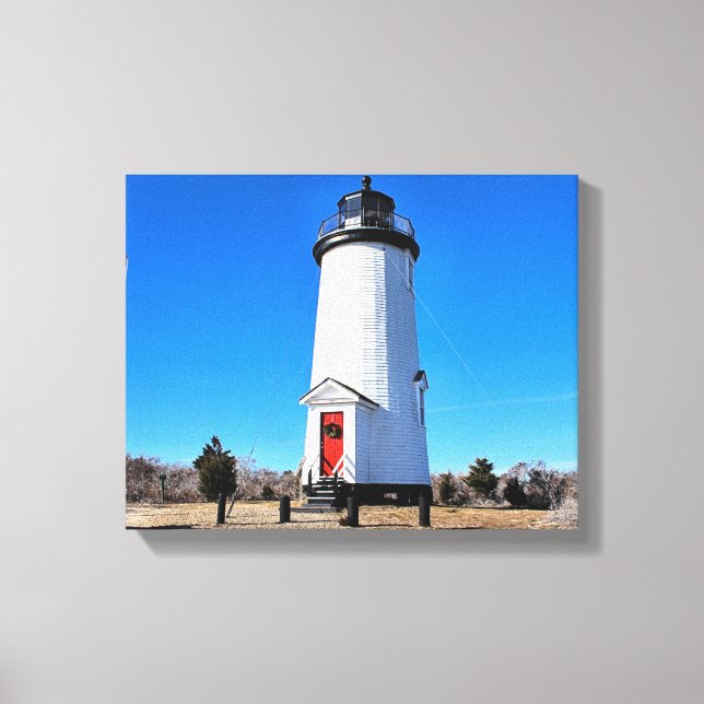 Phare de Cape Poge, Massachusetts, toile Imprimer (Recto)