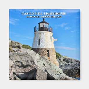 Phare de Castle Hill, Rhode Island Magnet