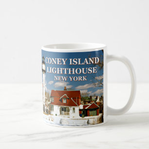 Phare de Coney Island, tasse de New York