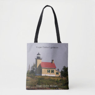 Phare de Copper Harbour sur tout le sac fourre-tou