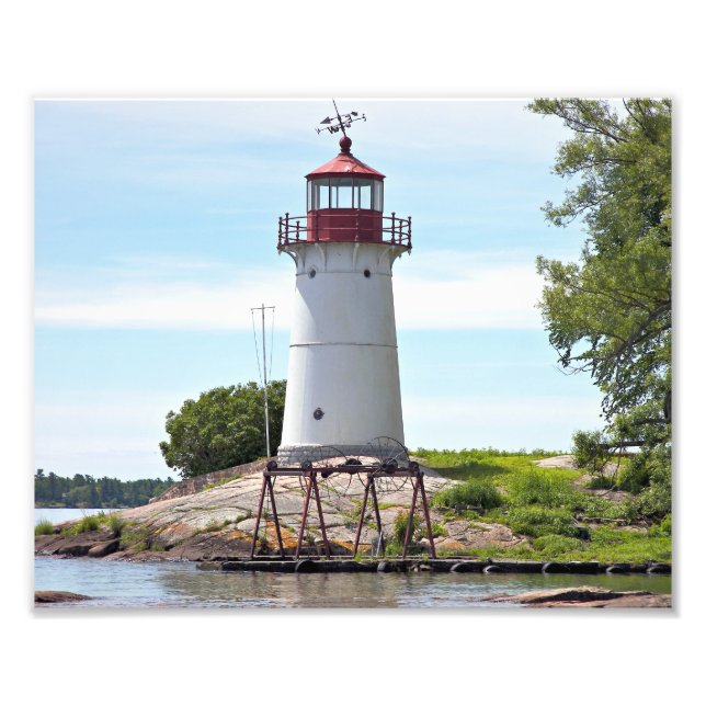 Phare de Crossover Island, New York Photo Imprimer (Devant)