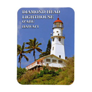 Phare de Diamond Head, Hawai'i Flexi Magnet