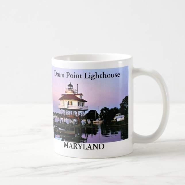 Phare de Drum Point, Maryland Mug (Droite)