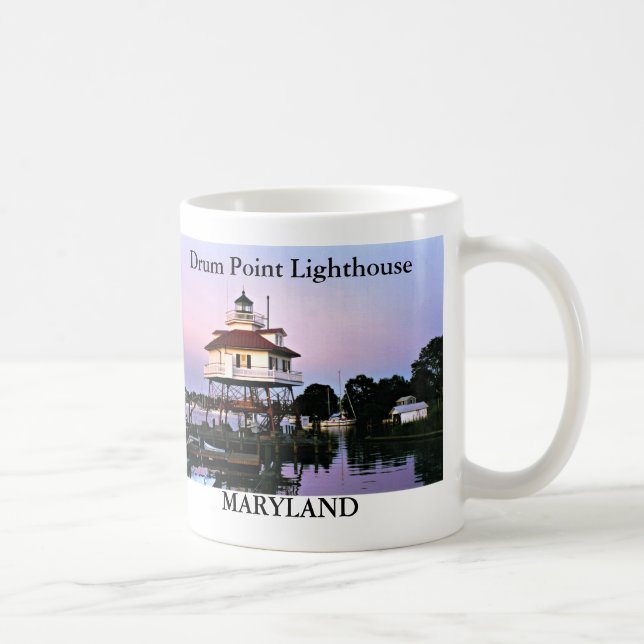 Phare de Drum Point, Maryland Mug (Droite)