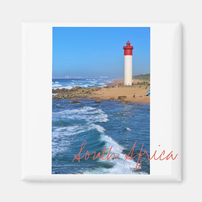 Phare de Durban Océan Afrique du Sud Aimant (Devant)