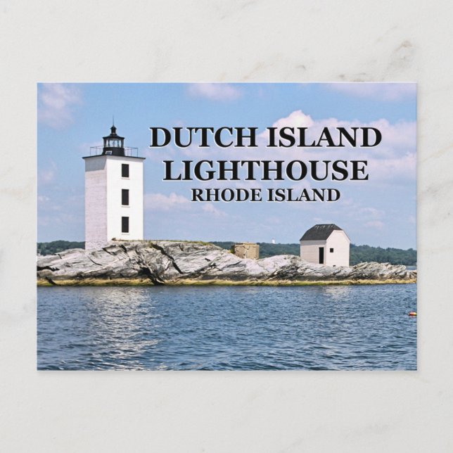 Phare de Dutch Island, Rhode Island Carte postale (Devant)