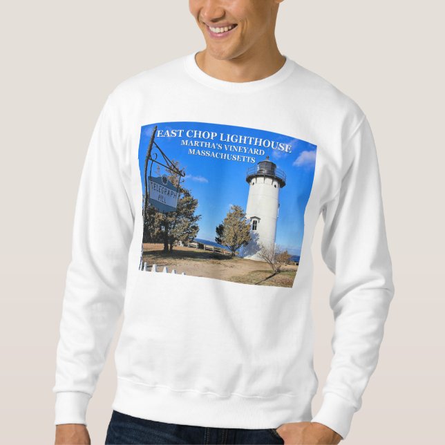Phare de East Chop, Sweatshirt du Massachusetts (Devant)