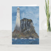 Phare de Fastnet, Irlande  Carte de vœux vierge 