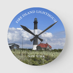 Phare de Fire Island, horloge ronde de New York