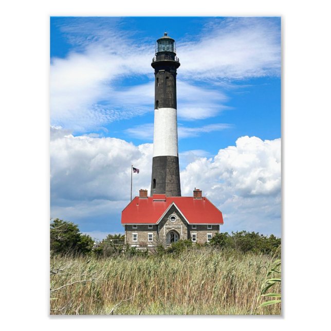 Phare de Fire Island, New York Impression photo (Devant)