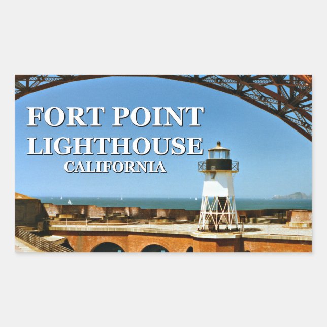 Phare de Fort Point, Californie Stickers (Devant)