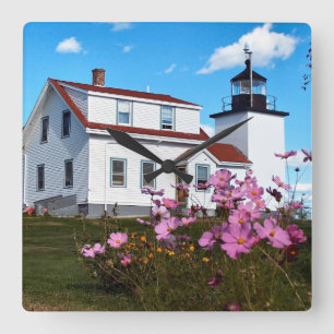 Phare de Fort Point, horloge Carré du Maine