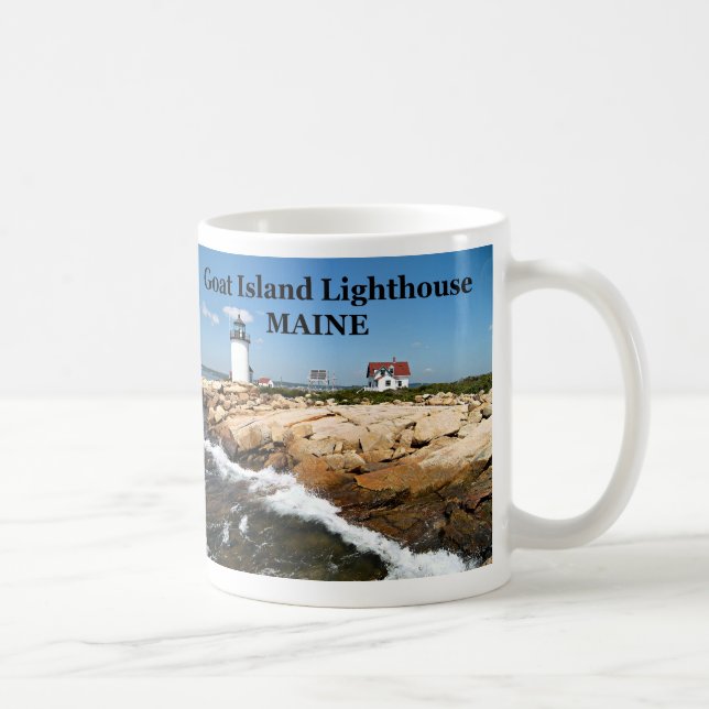 Phare de Goat Island, Maine Mug (Droite)