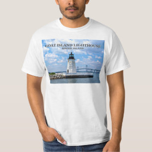 Phare de Goat Island, T-shirt de Rhode Island