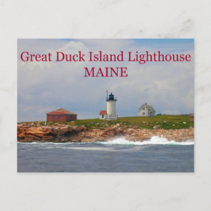 Phare de Great Duck Island, Maine Carte postale