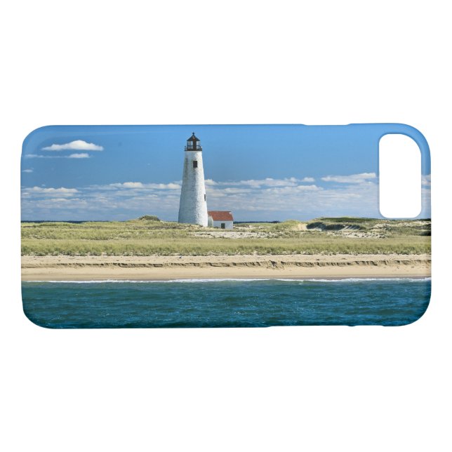 Phare de Great Point Nantucket MA coque iphone (Dos (Horizontal))