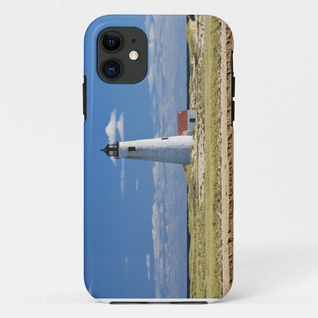 Phare de Great Point, Nantucket, MA coque iphone (Dos)
