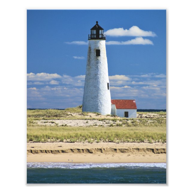 Phare de Great Point Nantucket MA Photo Print (Devant)