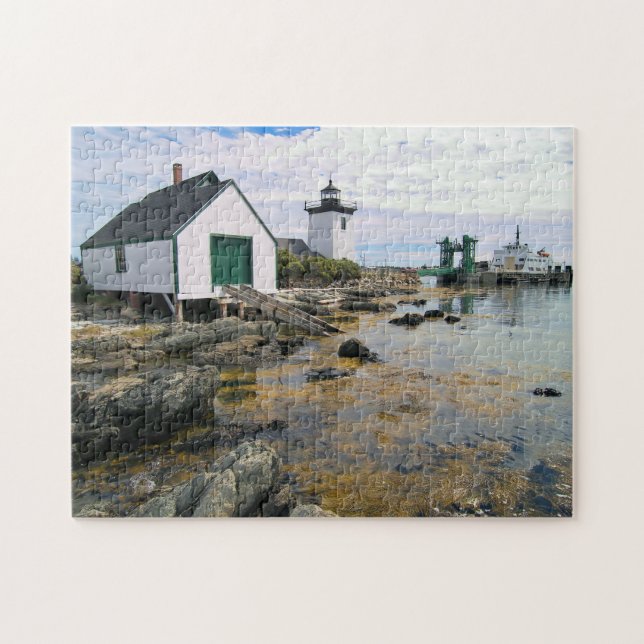Phare de Grindle Point, Maine Jigsaw Puzzle (Horizontal)