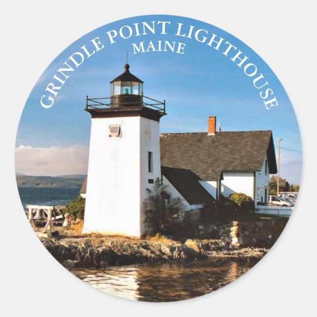 Phare de Grindpoint, Stickers ronds du Maine (Devant)