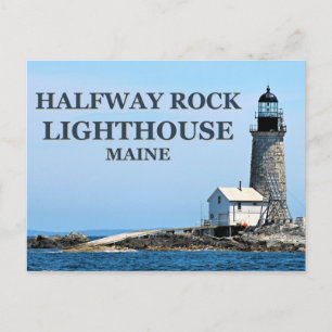 Phare de Halfway Rock, Maine Carte postale