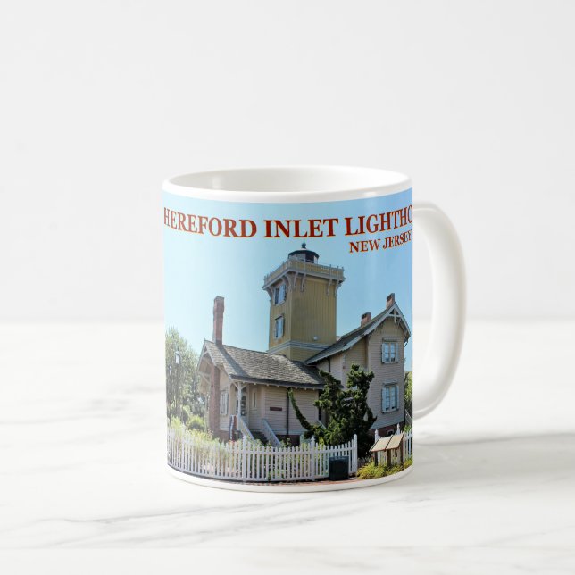 Phare de Hereford Inlet, New Jersey Mug (Devant droit)
