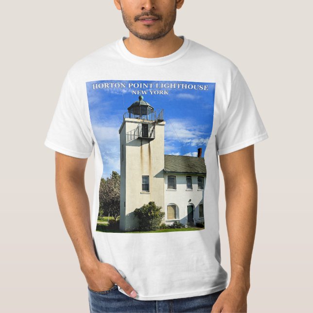 Phare de Horton Point, New York T-Shirt (Devant)