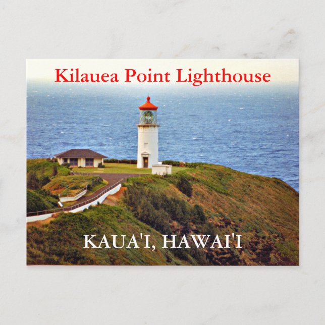Phare de Kilauea Point, Kaua'i, Carte postale Hawa (Devant)