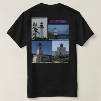 Phare de la Colombie-Britannique X 4 T-Shirt