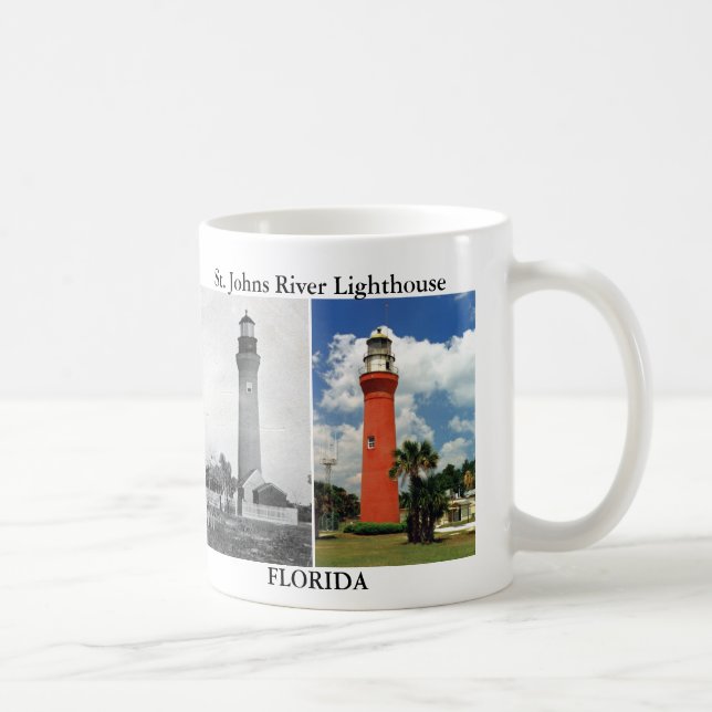 Phare de la rivière St. Johns, Floride Mug (Droite)