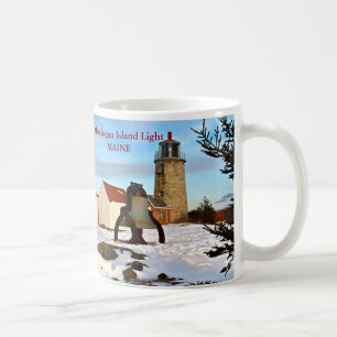 Phare de l'île de Monhegan, Maine Mug