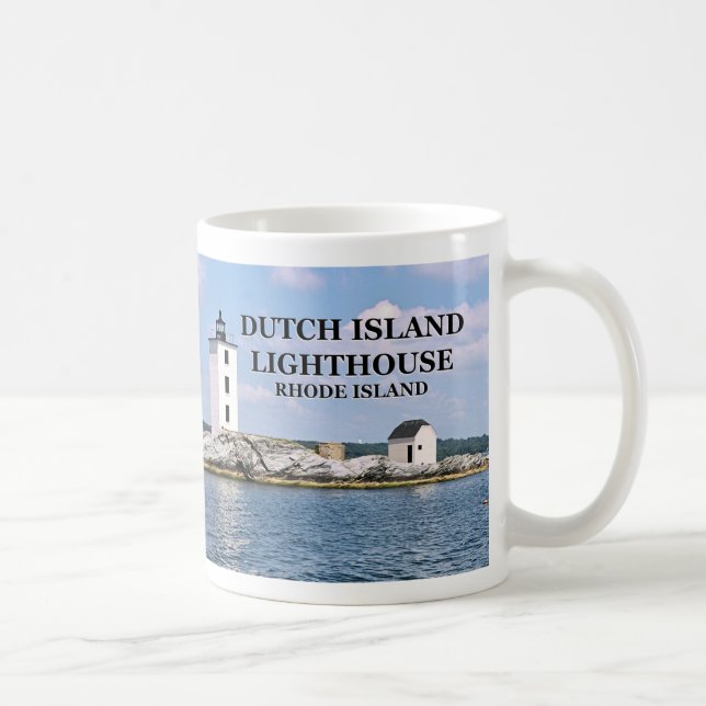 Phare de l'île néerlandaise, Rhode Island Mug (Droite)