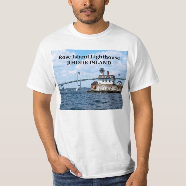 Phare de l'île rose, T-shirt Rhode Island (Devant)