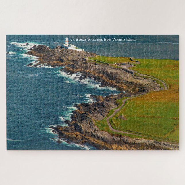 Phare de l'île Valentia Kerry. Puzzle (Horizontal)