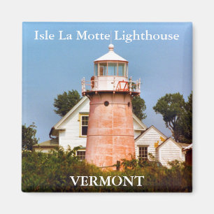 Phare de l'Isle La Motte, Vermont Magnet