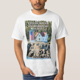 Phare de Little River, Maine T-Shirt