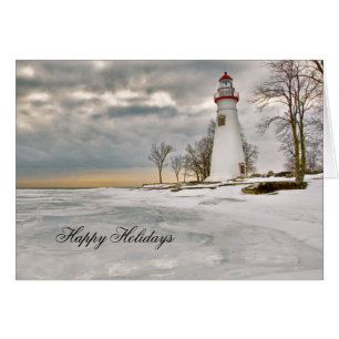 Phare de Marblehead dans la neige