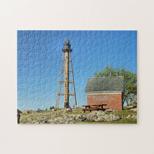Phare de Marblehead, Massachusetts MA Puzzle (Horizontal)