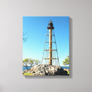Phare de Marblehead Massachusetts Toile Enveloppée