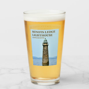 Phare de Minots Ledge, Verre de pinte du Massachus