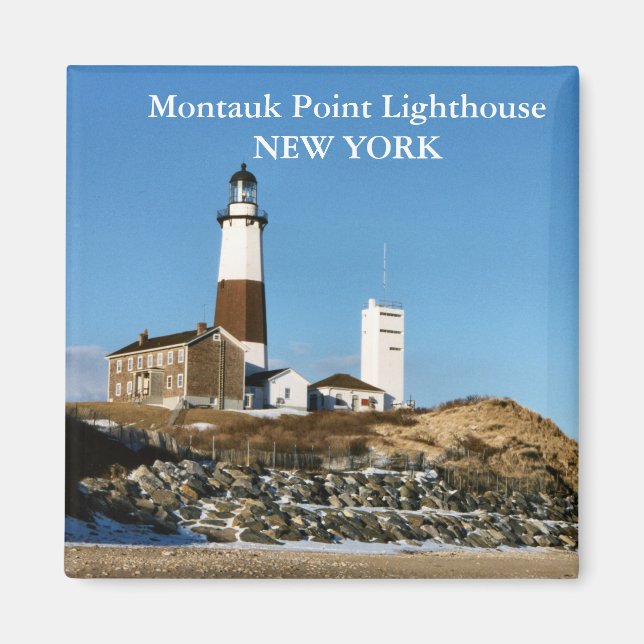 Phare de Montauk Point, New York Magnet (Devant)