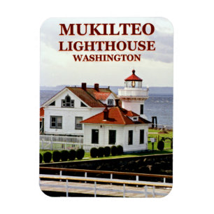 Phare de Mukilteo, Washington Flexi Magnet