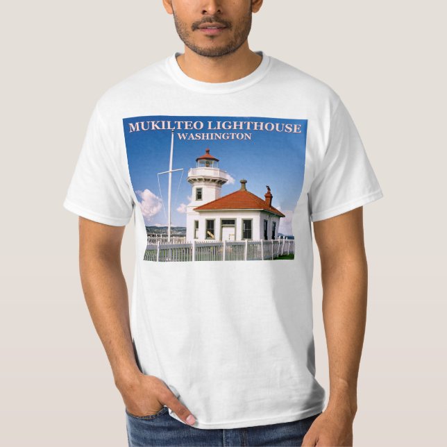 Phare de Mukilteo, Washington T-Shirt (Devant)