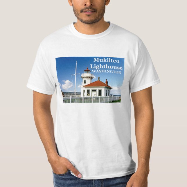 Phare de Mukilteo, Washington T-shirt #2 (Devant)