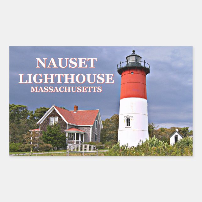 Phare de Nauset, Stickers Massachusetts Cape Cod (Devant)