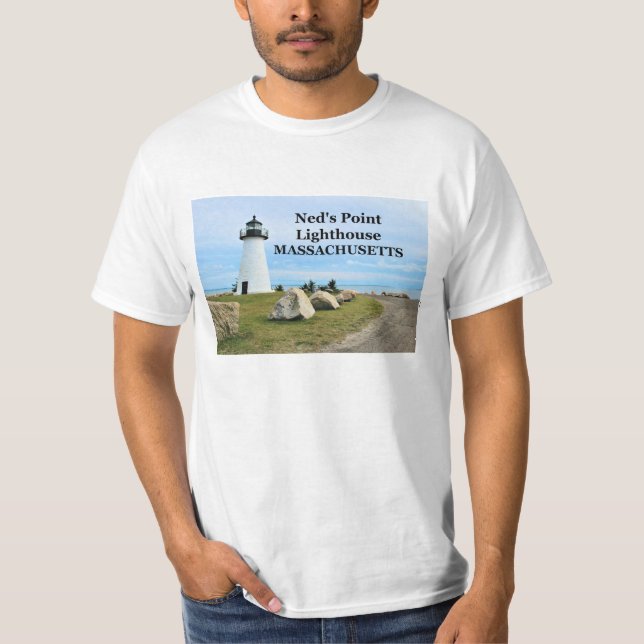 Phare de Ned’s Point, T-shirt Massachusetts (Devant)