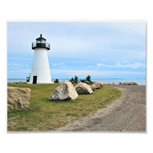 Phare de Ned's Point, Massachusetts Photo Print
