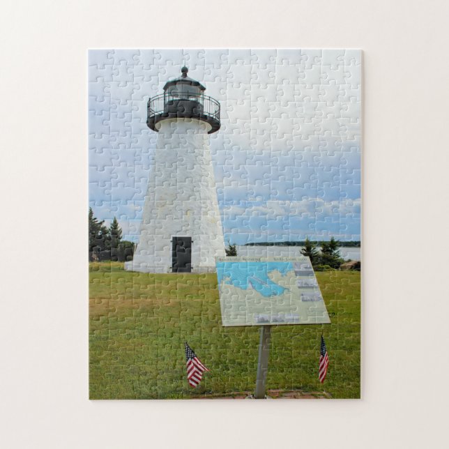 Phare de Ned's Point, Puzzle du Massachusetts (Vertical)