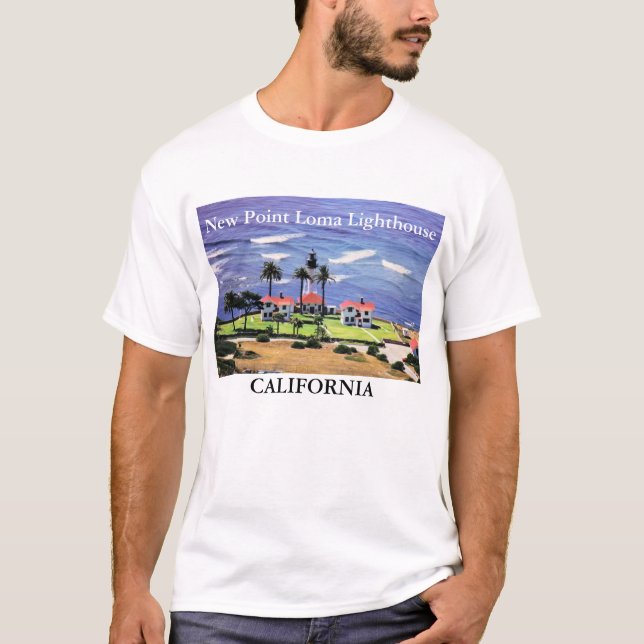Phare de New Point Loma, Californie T-Shirt (Devant)