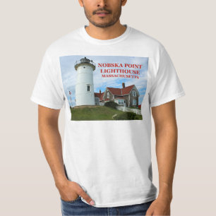 Phare de Nobska Point, T-shirt Massachusetts